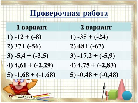 Отрицательные числа: базовые понятия