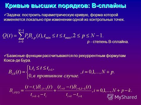 Ошибки при объединении точек сплайна