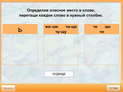 Ошибкоопасные места в русском языке