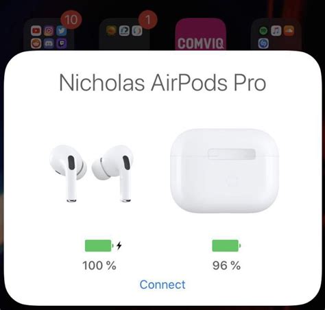 Первоначальная настройка AirPods для подключения