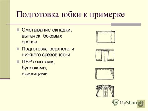 Первый шаг: подготовка юбки к очистке