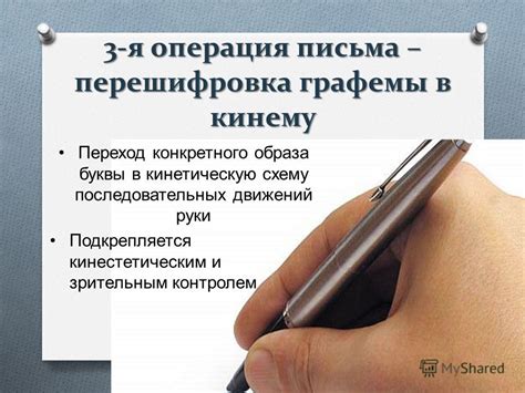 Перешифровка графемы в кинему