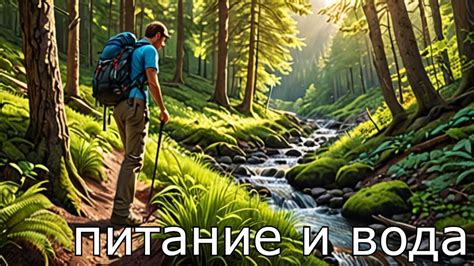 Питание и вода на случай длительного путешествия