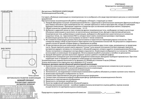 Планирование композиции билета