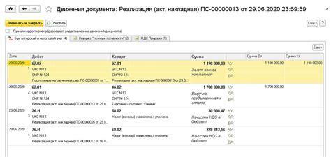 Погашение аванса и возвращение неиспользованной части