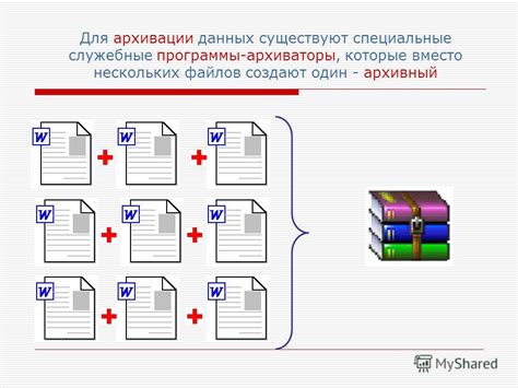 Подготовка к архивации