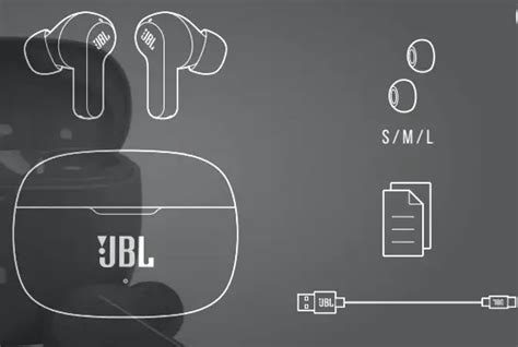 Подготовка к подключению наушников JBL Wave 200