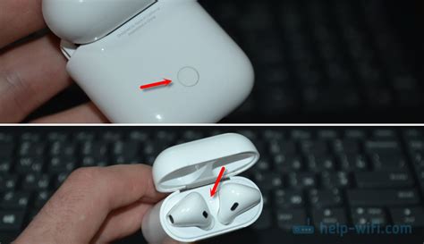 Подготовка к подключению AirPods к устройству