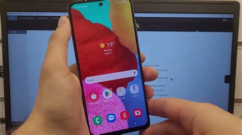 Подготовка к созданию аккаунта на Samsung A51