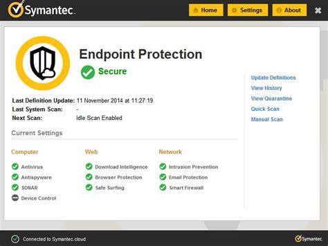 Подготовка к удалению Symantec Endpoint Protection