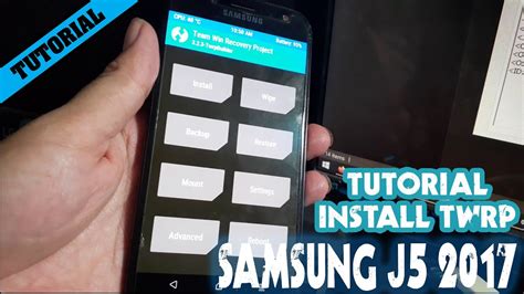 Подготовка к установке TWRP на Samsung J5 2016