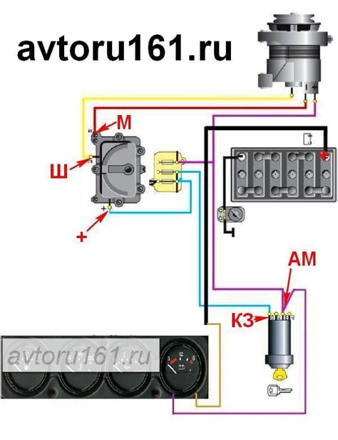 Подключение генератора к двигателю