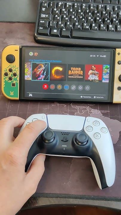 Подключение джойстика PS4 к Nintendo Switch Lite