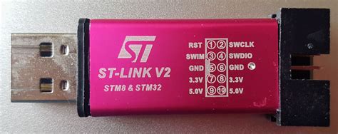 Подключение и настройка ST-Link V2