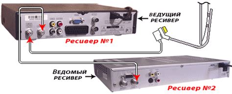 Подключение кабелей и настройка спутникового ресивера