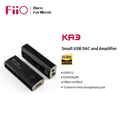 Подключение кабеля к Fiio KA3