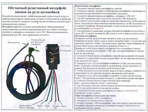 Подключение к рулю