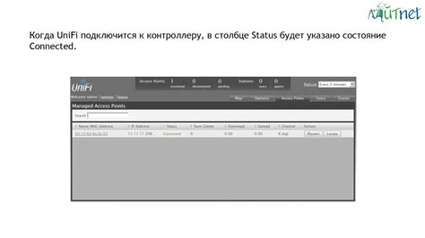 Подключение к Unifi устройству