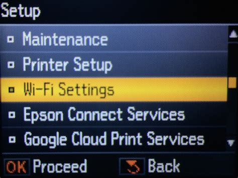 Подключение к Wi-Fi Epson
