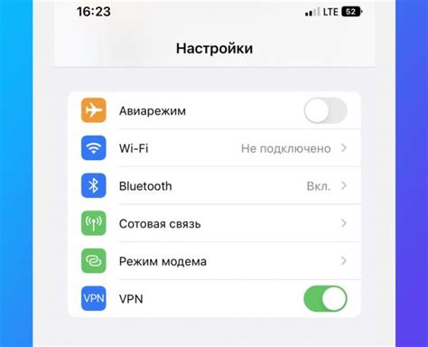 Подключение мобильного интернета через iPhone