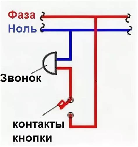 Подключение проводной кнопки