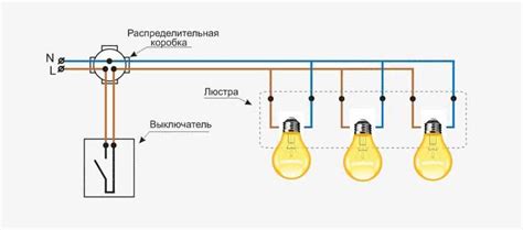 Подключение светильника к выключателю