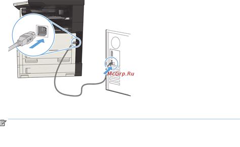 Подключение смартфона к МФУ с помощью USB-кабеля