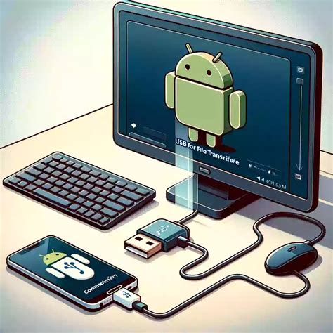 Подключение Android к компьютеру через USB-кабель