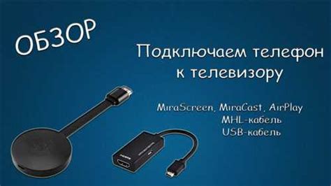 Подключение Mirascreen к HDMI-порту