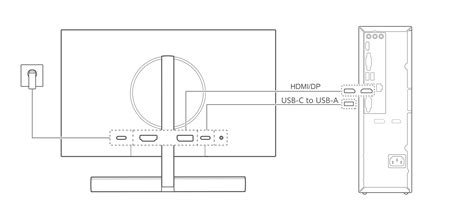 Подключение USB-кабеля к устройству