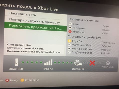 Подключите Xbox к интернету