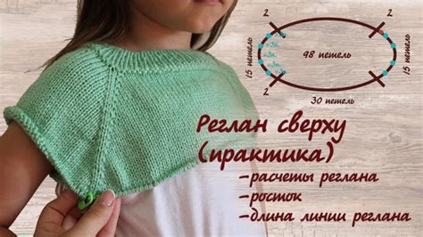 Подробное руководство вязания реглана