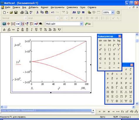 Подробное руководство по созданию графиков в Mathcad