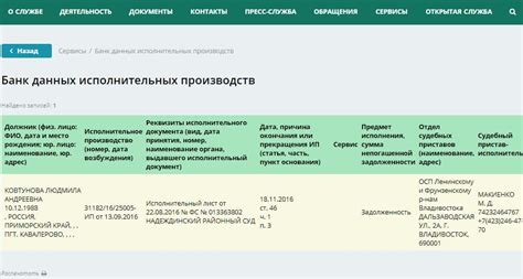 Поиск задолженности через "Единый реестр исполнительных производств"