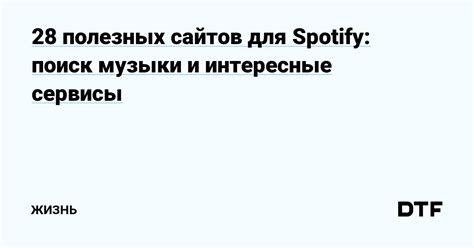 Поиск музыки на Spotify