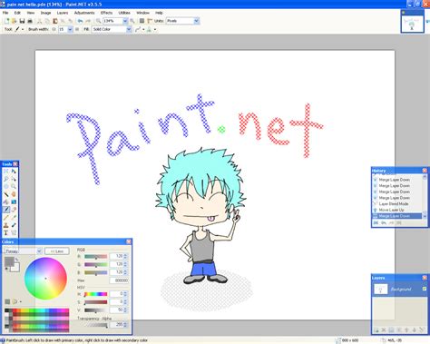 Полезные советы для рисования в Paint.net