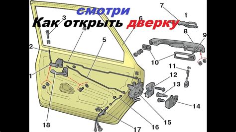 Полное руководство по ремонту замка задней двери ВАЗ 2114