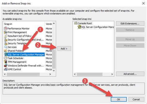 Получение информации о порте SQL Server с помощью утилиты SQL Server Configuration Manager