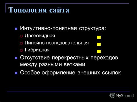 Понятная структура и оформление