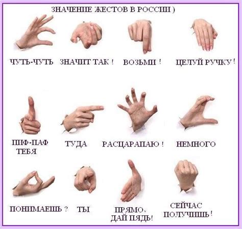 Популярные жесты рук: их смысл и изображение