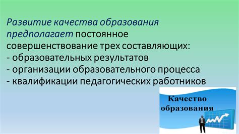 Постоянное совершенствование и оценка результатов