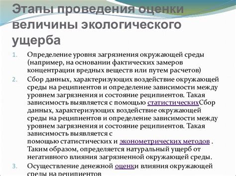 Потенциальные риски для окружающей среды