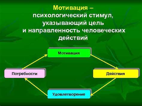 Потребности как внутренний стимул действий