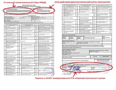 Пошаговая инструкция для оформления диагностической карты