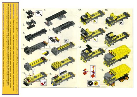 Пошаговая инструкция по сборке лего тира без деталей Lego Technic