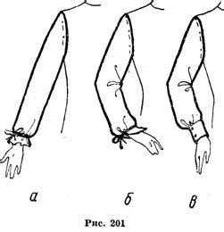 Пошив рукавов