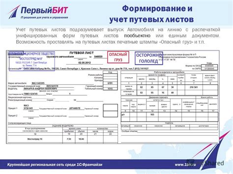 Правила заполнения номера удостоверения в путевом листе