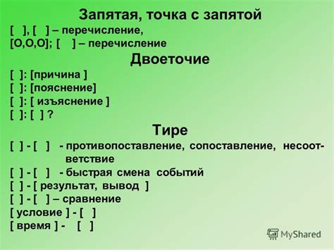 Правила определения необходимости запятой при перечислении