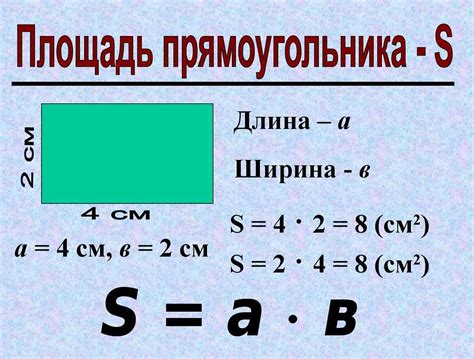 Практические примеры на вычисление площади