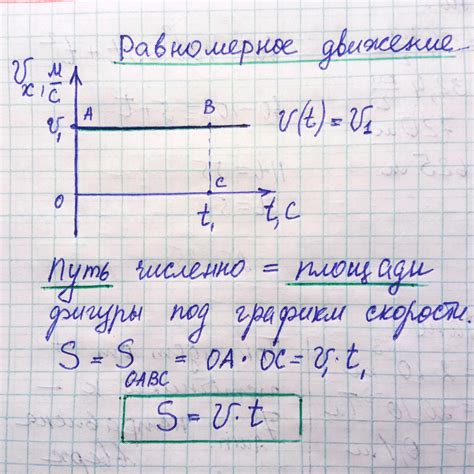 Практическое применение знания о скорости равномерного движения